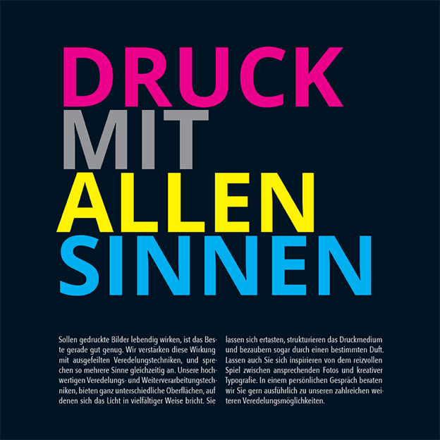 Druck mit allen Sinnen • ökopress-sds.at